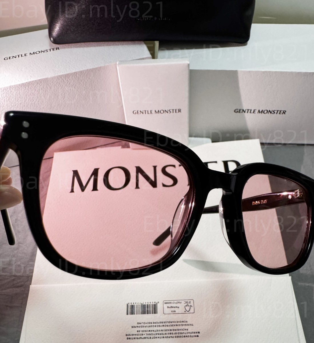 GENTLE MONSTER サングラス Days Day パープル GentleMonster Days Day 01(V) Sunglasses Black Frame Purple