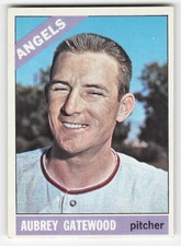 Aubrey Gatewood 1966 Topps #42 California Angels Ex