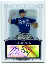 2006 Bowman Sterling - Rookie Card Autograph Alex Gordon - Royals Huskers. rookie card picture