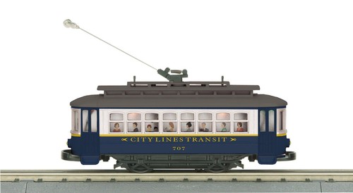 MTH RAILKING CITY LINES BUMP-N-GO TROLLEY 30-5257 #707 | Zustand: New