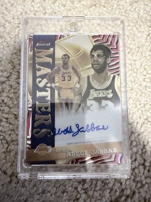 Topps 2025-26 Finest Masters Autographs Kareem Abdul-Jabbar MA-KAJ Lakers