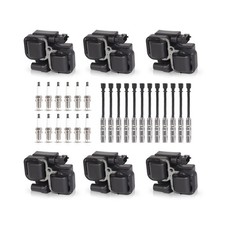 Ignition Coil Set with Spark Plugs and Wires for Mercedes-Benz Crossfire
