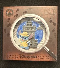 Mini prendedor Jumbo 2026 Daring Detectives Stitch Tower Of Terror LE4000