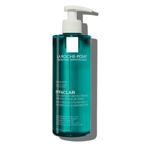Effaclar La Roche-Posay Gel Purificante Micro-Peeling Per Pelle Mista, Grassa O A Tendenza Acneica 400 Ml Peeling - Immagine 3