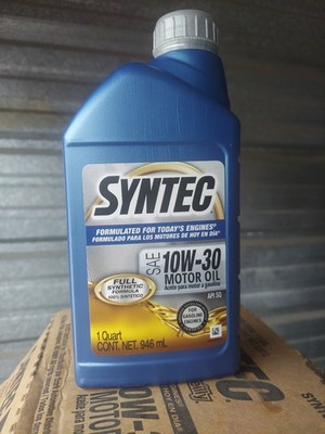 Syntec SAE 10W - 30 MOTOR OIL FULL SYNTHETIC FORMULA