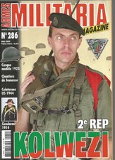 MILITARIA N°286 2e REP KOLWEZI / GENDARME 14 / CASQUE MDL 1923 / CEINTURONS US
