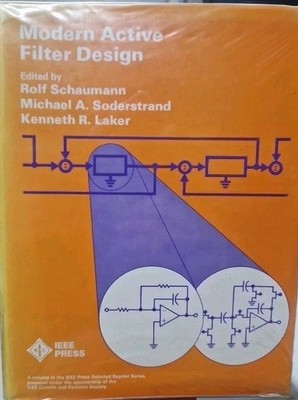 Active Filter Design by R. SCHAUMANN, 1981, IEEE PRESS - BOOK -2