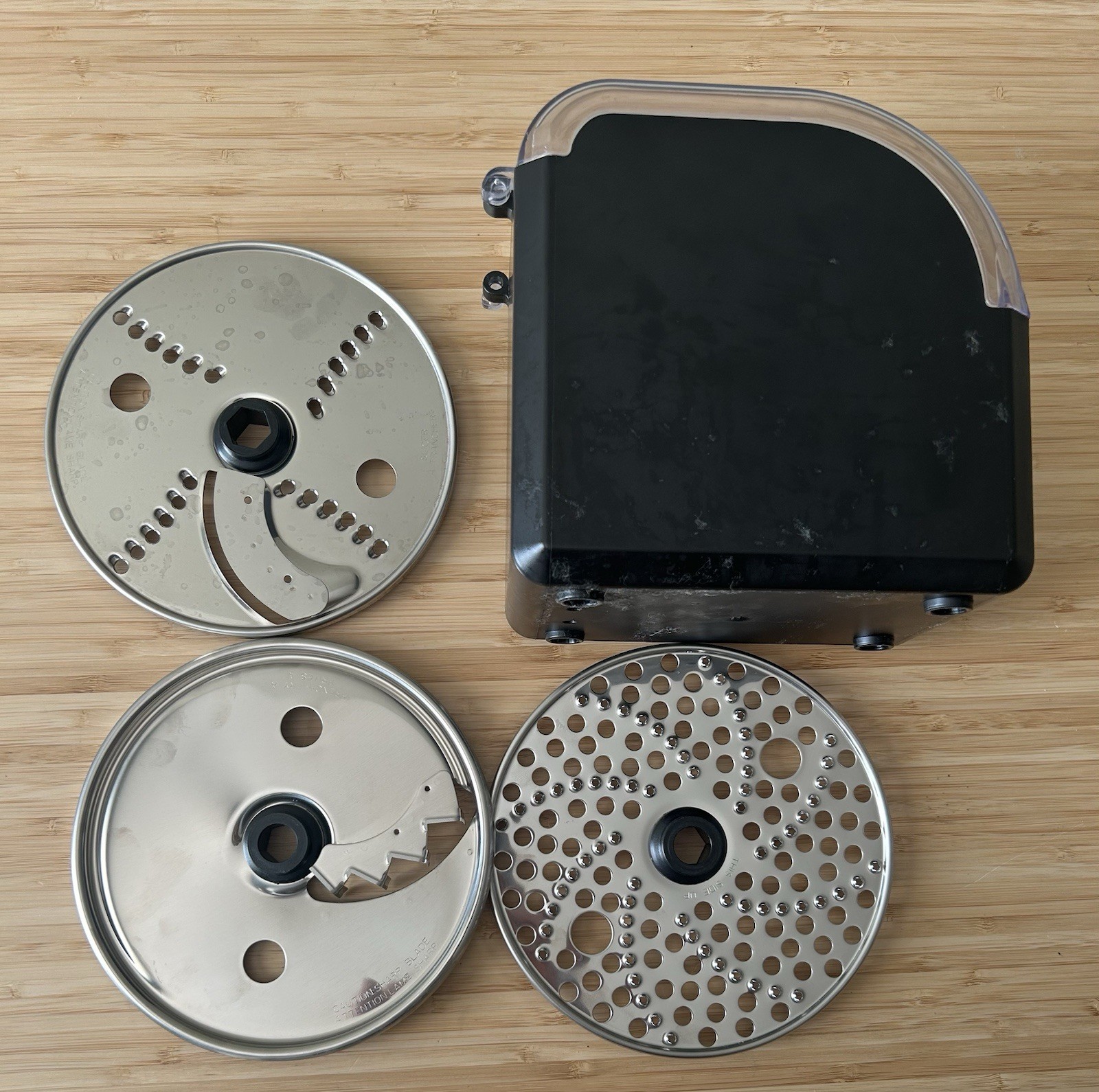 Ninja Food Processor 3 Disc Blade Set with Storage for French Fries and More-image