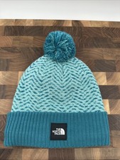 The North Face Beanie Hat Cap One Size Kids/Infants Turquoise/