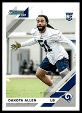 2019 Donruss Dakota Allen Rookie Los Angeles Rams #267