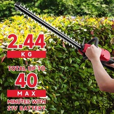 1 Battery 21V Brushless Cordless Electric Hedge Trimmer Garden Cutter For Makita