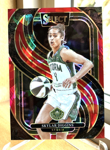 2025 Panini Select WNBA Skylar Diggins #188 Red Ice Prizm /299