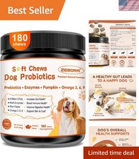 Probiotics for Dogs, Digestive  Itch Relief, 180 Soft Chews