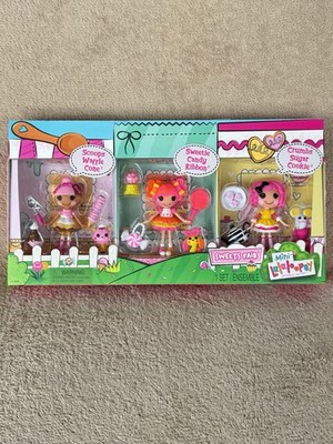 Lalaloopsy Mini Süßigkeiten Fair Waffelkegel, Zuckerkeks, Sweetie Süßigkeiten Set Neu