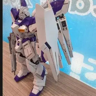 MG High New Gundam Barka - Assembled, No Damage, Lightly Used