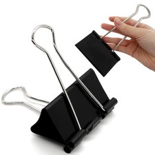 3 Inch Extra Large Jumbo Binder Clips 24 Pack , Heavy Duty Paper Clamps for ...
