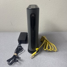 Motorola MG7700 AC1900 Dual-Band DOCSIS 3.0 Cable Modem WiFi Router w Power Cord