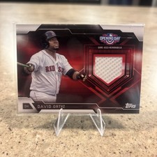 2016 Topps David Ortiz Red Sox Game Used Patch opening day 