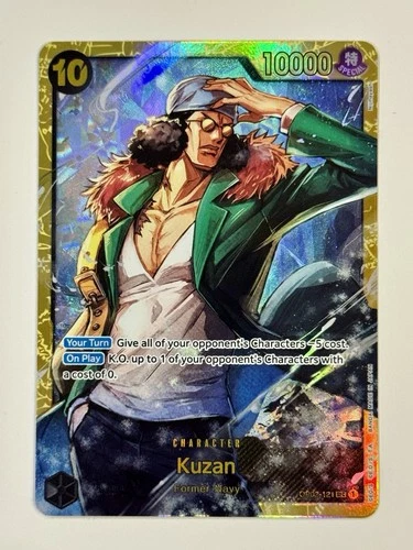 One Piece TCG  Kuzan OP02-121 SEC Alt Art The Best PRB-01 TCG Eng