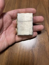 Zippo 1935 Replica Lighter with Engraved Side Collectible Used