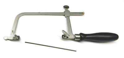 JEWELERS Saw Frame Adjustable with 1 Dozen 2/0 SAW BLADES Jewelry Making Tools