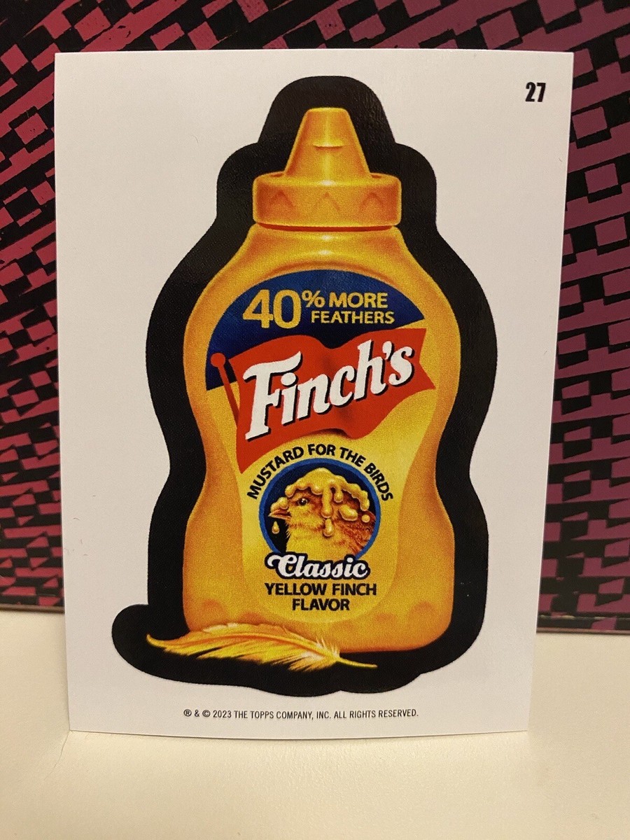 2023 Topps Wacky Packages All New Series Finch's #27 COUPON BACK