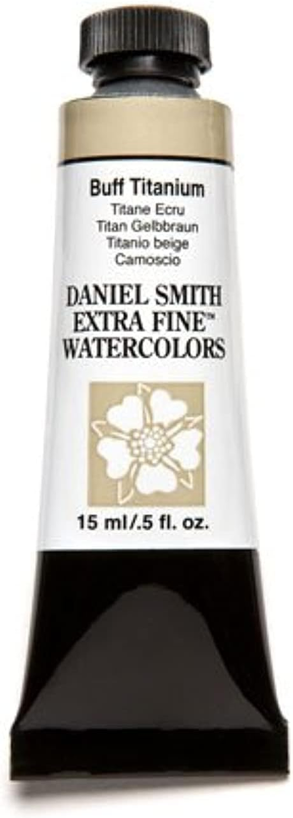Daniel Smith 284600009 Extra Fine Watercolor 15Ml Paint Tube, Buff Titanium, 0.5