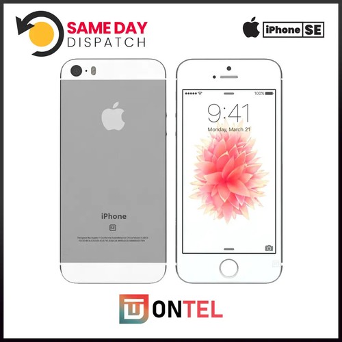 Apple iPhone SE, 16GB, 32GB, 64GB, 128GB, UNLOCKED - Grade B Condition - Afbeelding 10 van 12