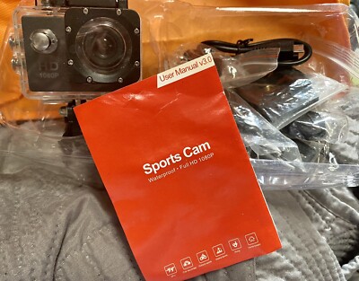 Waterproof Sports MiniCam 1080P HD Camera/Video