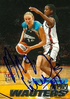 Ann Wauters autographed Basketball Card (Cleveland Rockers) 2001 Fleer Ultra #28