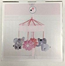 LULLABY LANE Musical Mobile Plays Brahm's Lullaby- Elephants