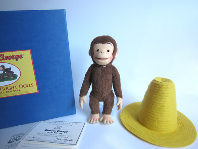 R John Wright Curious George und gelber Hut. Lim.Ed.