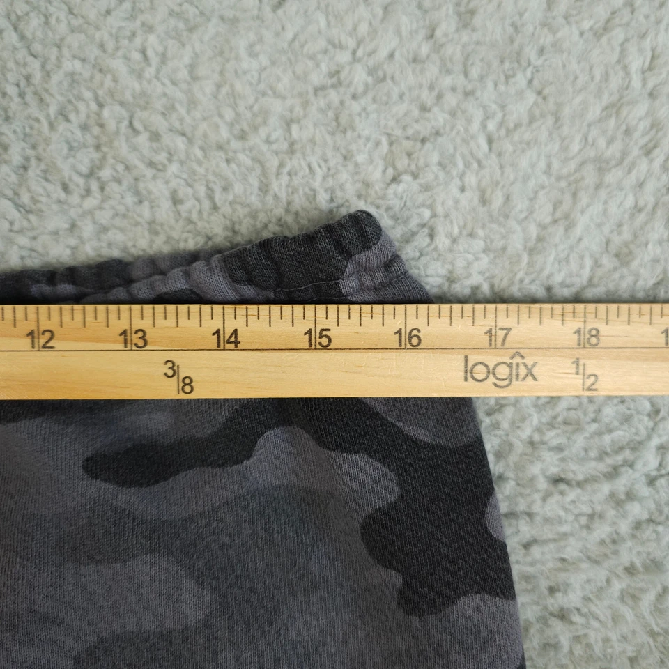 Soulcycle Sweatpants Womens Small Gray Black Camo Jogger Pull On Cropped Adult - Image 4 of 4