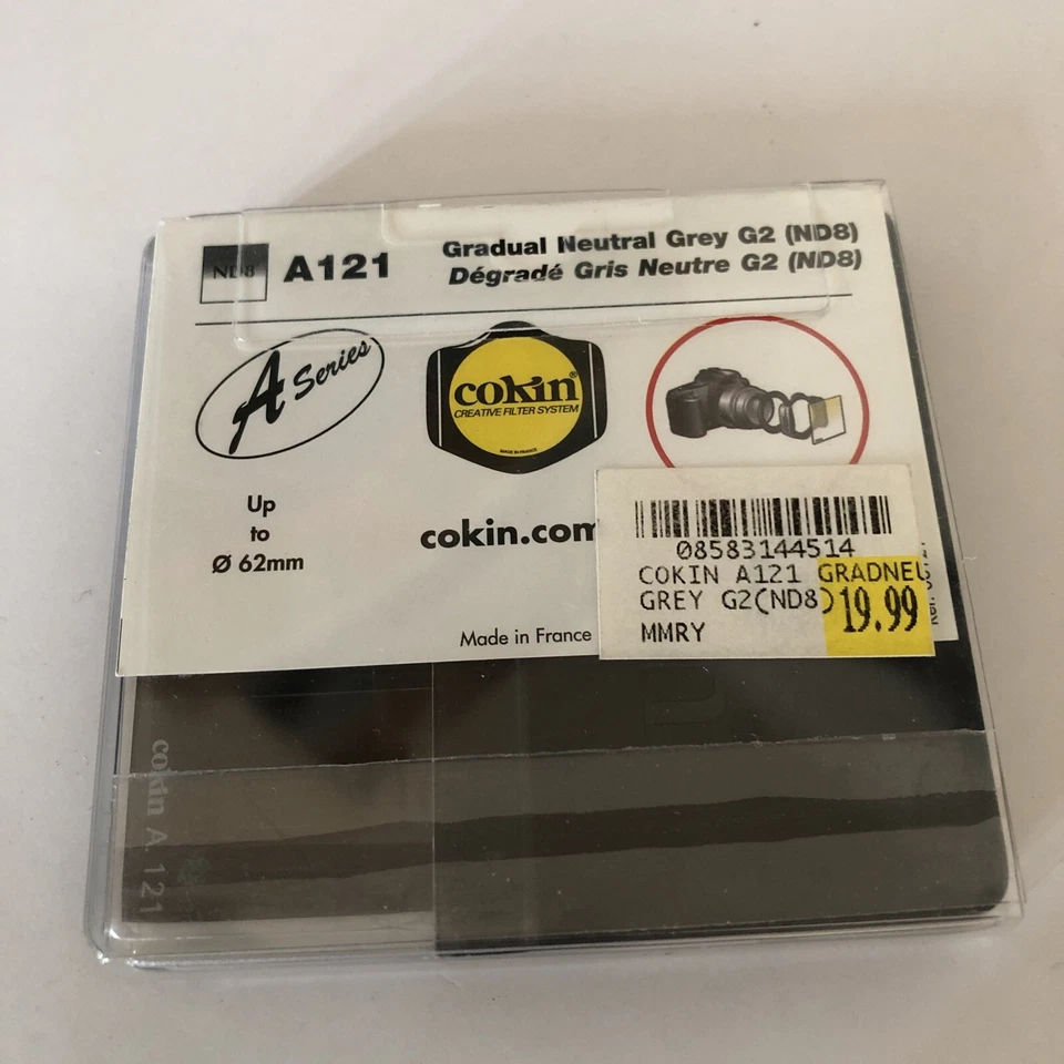 Cokin Creative Photo Video Camera Camcorder Filter A121 G2 Grey Graduated NOS - Image 2 of 2