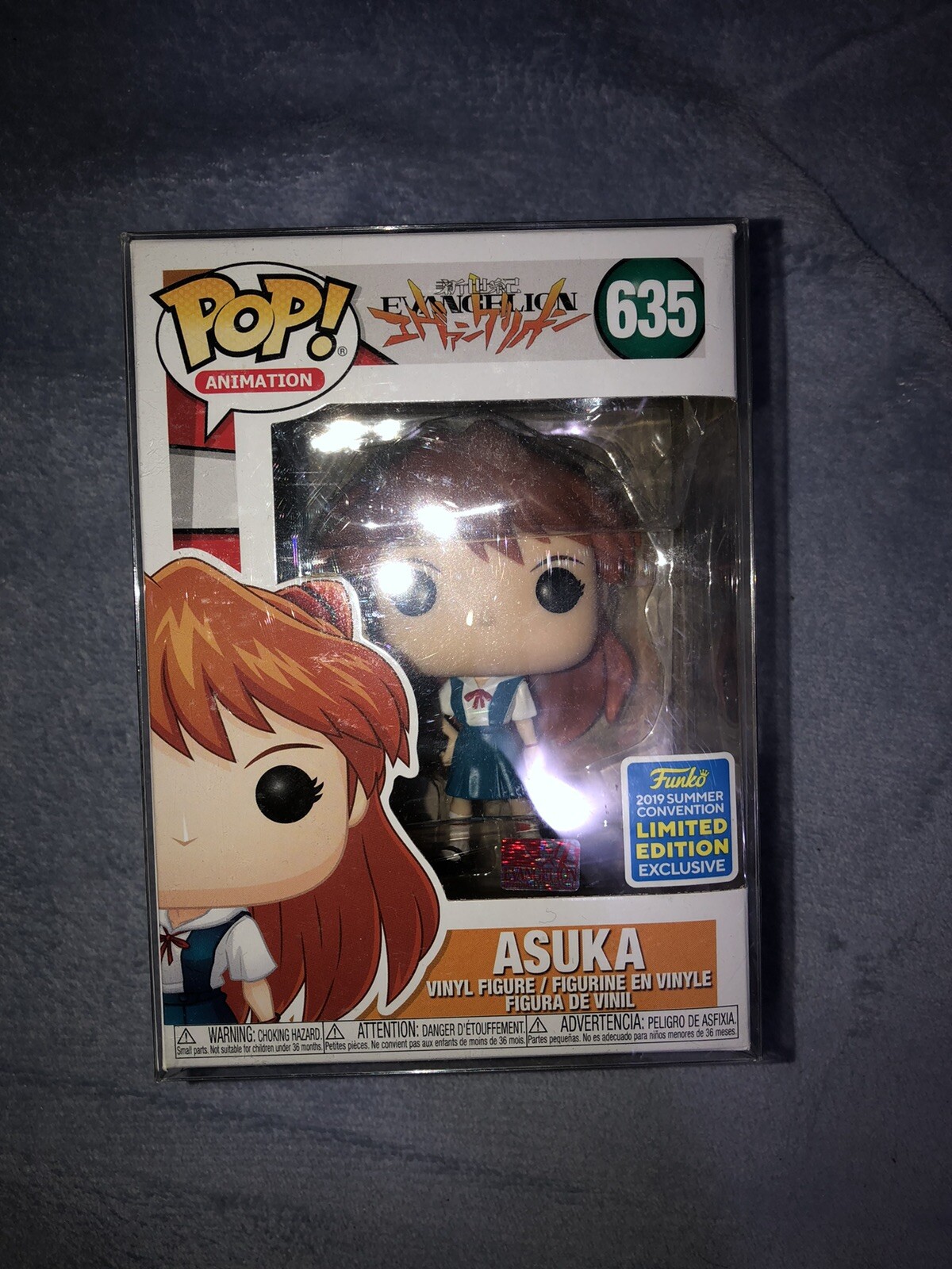 Funko Pop Evangelion ASUKA 635 SDCC 2019 Evangelion Officially Limited Edition