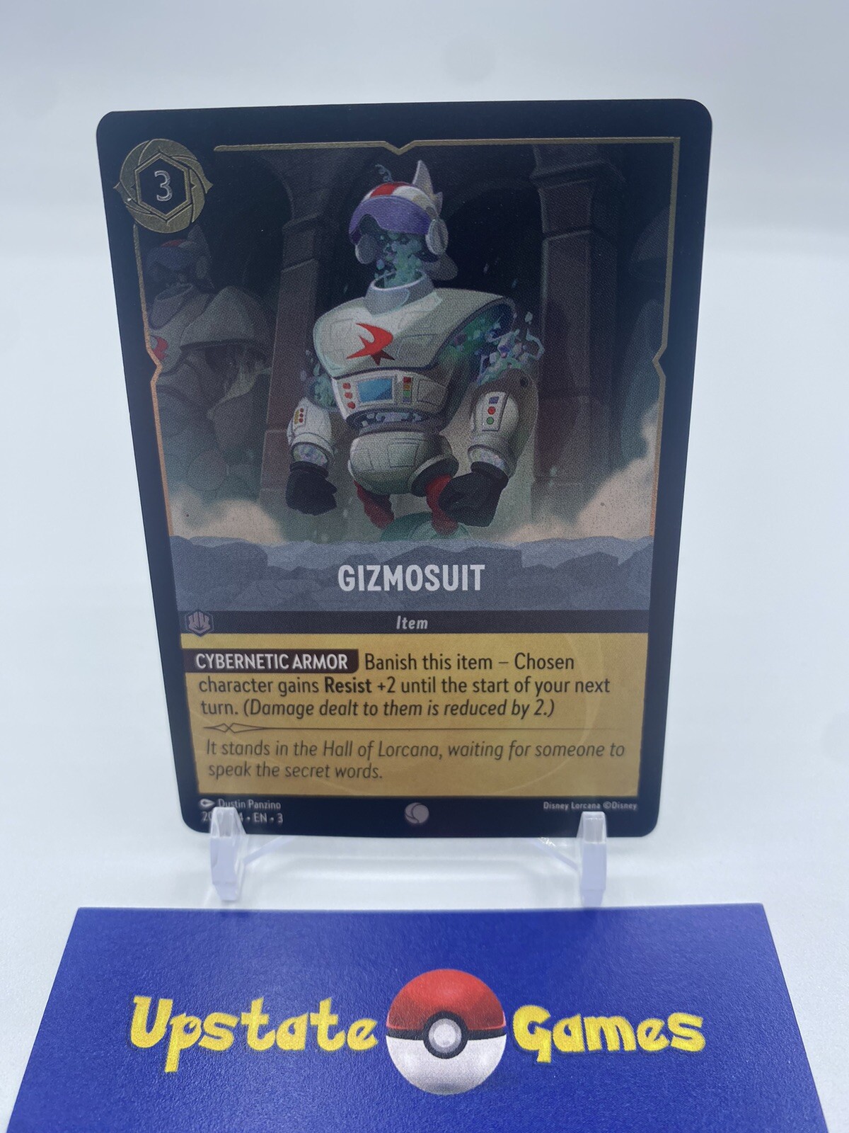 Disney Lorcana: Into The Inklands - Gizmosuit - 200/204 (Cold Foil) - MINT