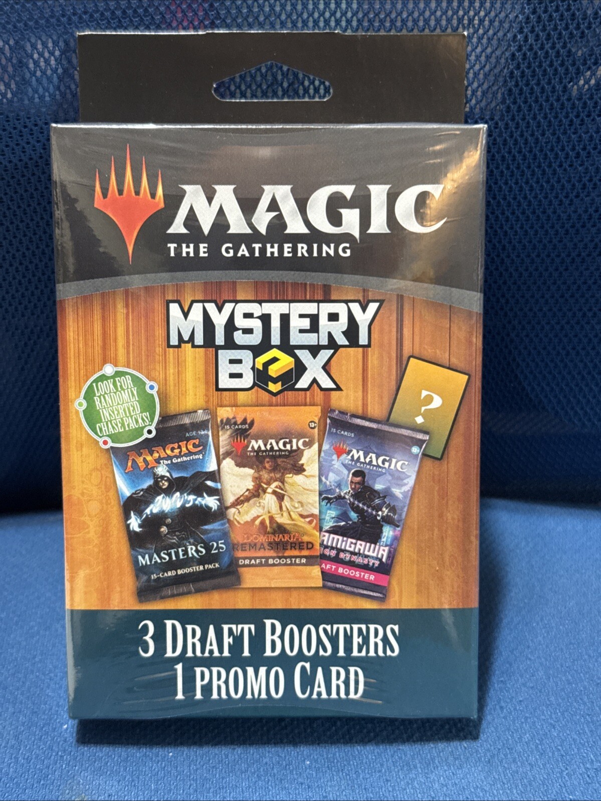 Magic the Gathering Mystery Box Sealed New (3 Draft Boosters, 1 Promo Card)