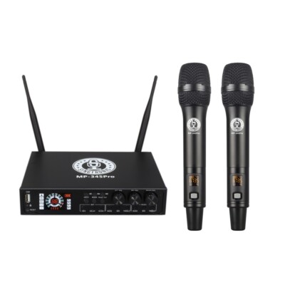 Singtronic MP-345Pro Karaoke Mixer, 2 x Wireless Mics.  Optical Out for Soundbar