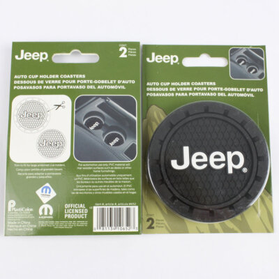Jeep Logo Mopar Auto Cup Holder Coasters Getränkehalter Einlagen Einsatz Zubehör