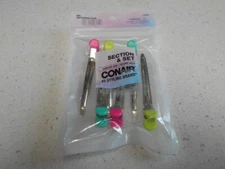 Conair Section & Set Comfort Grip/Secure Hold 6 Pk HAIR clips Styling Hairdresse