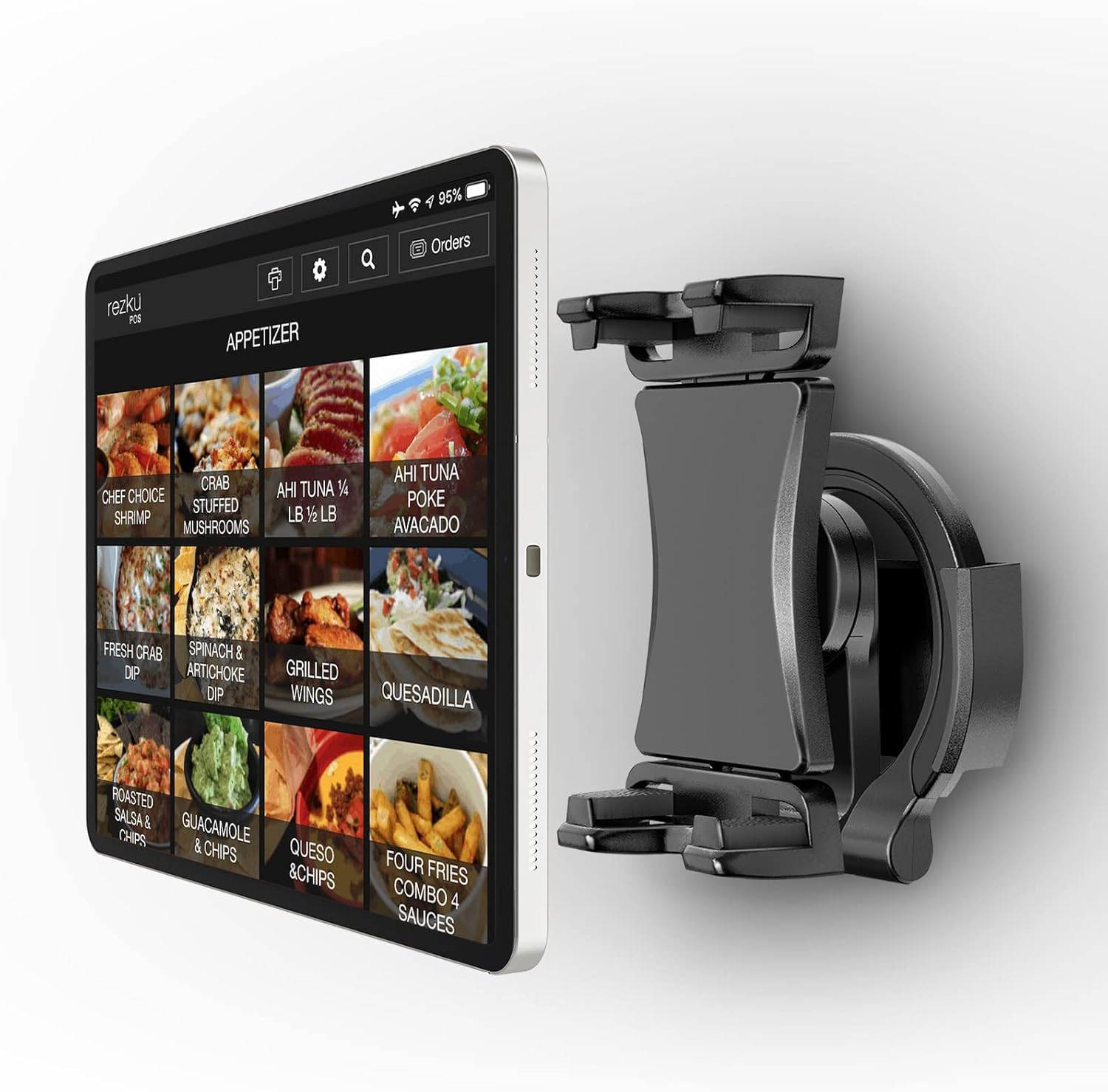 360° Rotatable Universal Tablet Wall Mount for 4.7-13 Inch Devices-image