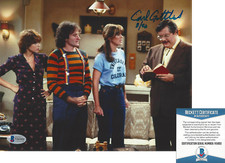 CARL GOTTLIEB SIGNED 'MORK & MINDY' 8x10 SHOW PHOTO ACTOR BECKETT COA BAS PROOF