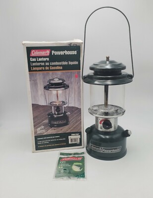 Vintage Coleman Model 290A700T One Mantle Adjustable Gas Lantern USA