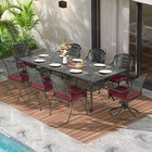 9-Piece Outdoor Dining Set Patio Table and Chairs Set Dining Table Set Furniture