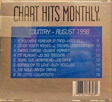AUG COUNTRY 1998 CHART HITS MONTHLY KARAOKE CDG