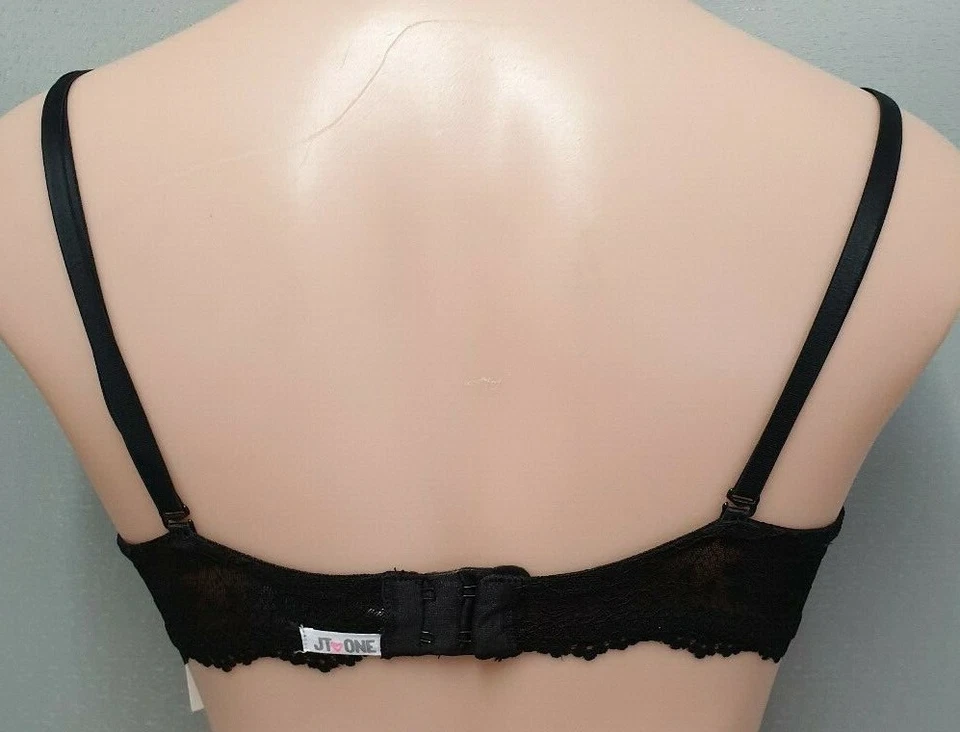 Nuevo con etiquetas Sujetador push up negro con aros JT One Brand para dama talla 32A PVP $24,95 Foto 3 de 3