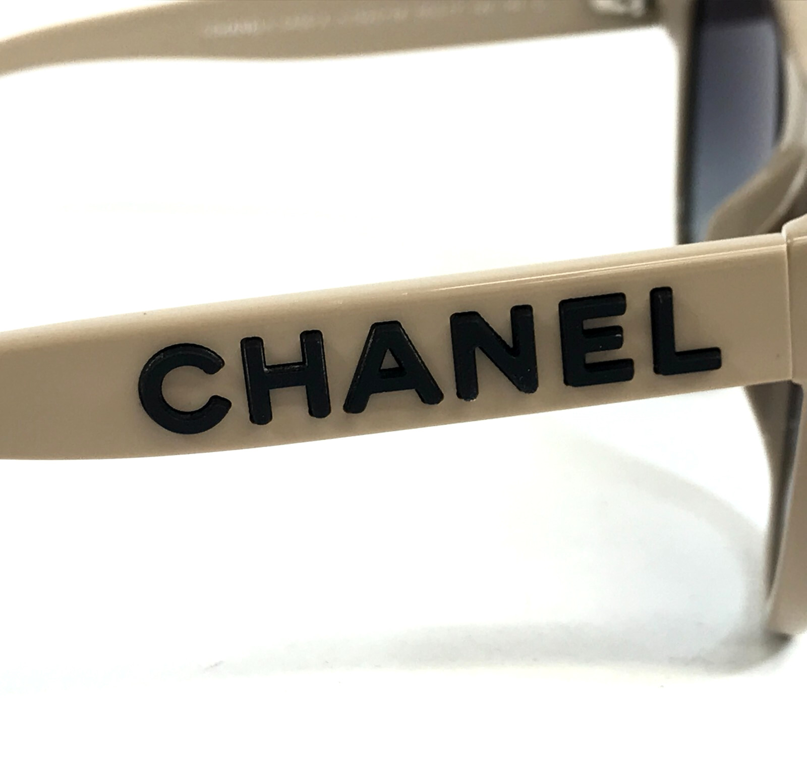 Chanel Sunglasses 5458-A c.1520/S6 Beige Asian Fit Frames w Grey Gradient Lenses image 6