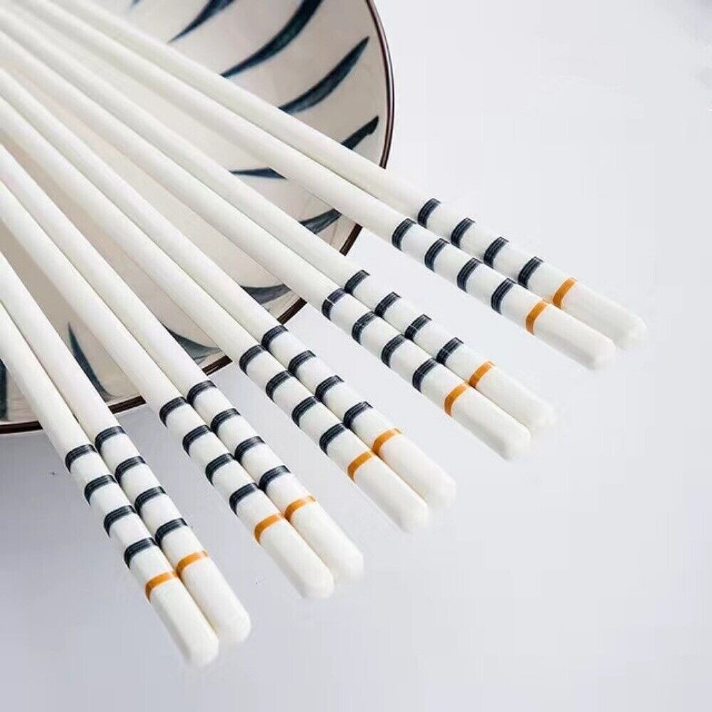Reusable Bone Porcelain Long Chopsticks Ceramics Chopsticks eBay