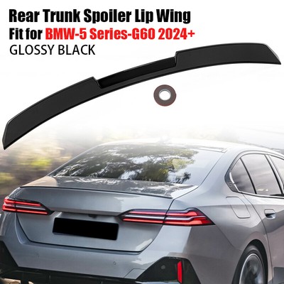 Rear Window Roof Wing Lip Spoiler Gloss Black For BMW 5 Series i5 530i G60 24-25