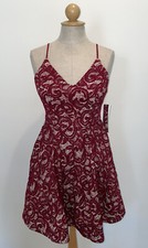 NWT My Michelle Red/Maroon Sequin Lace Formal Party Dress SZ 3